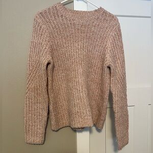 A New Day Cozy Pink Crew Neck Sweater